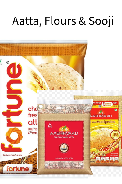Aatta, Flours & Sooji
