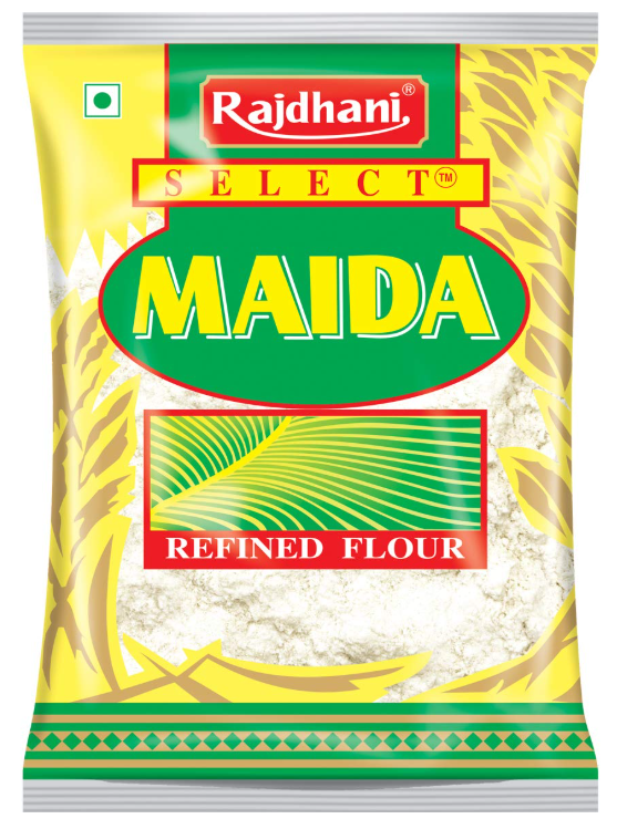 Rajdhani Maida Atta for Eating and Cooking White Flour (500 Gm)