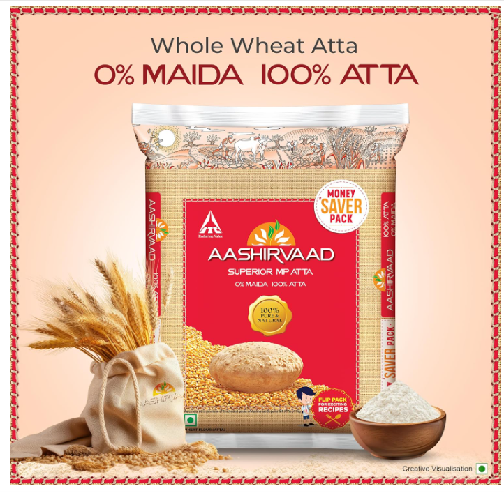 Aashirvaad Superior MP Atta, 10 kg Pack