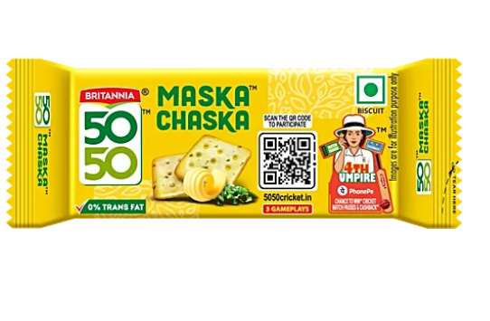 BRITANNIA 50 50 MASKA CHASKA 42.7G