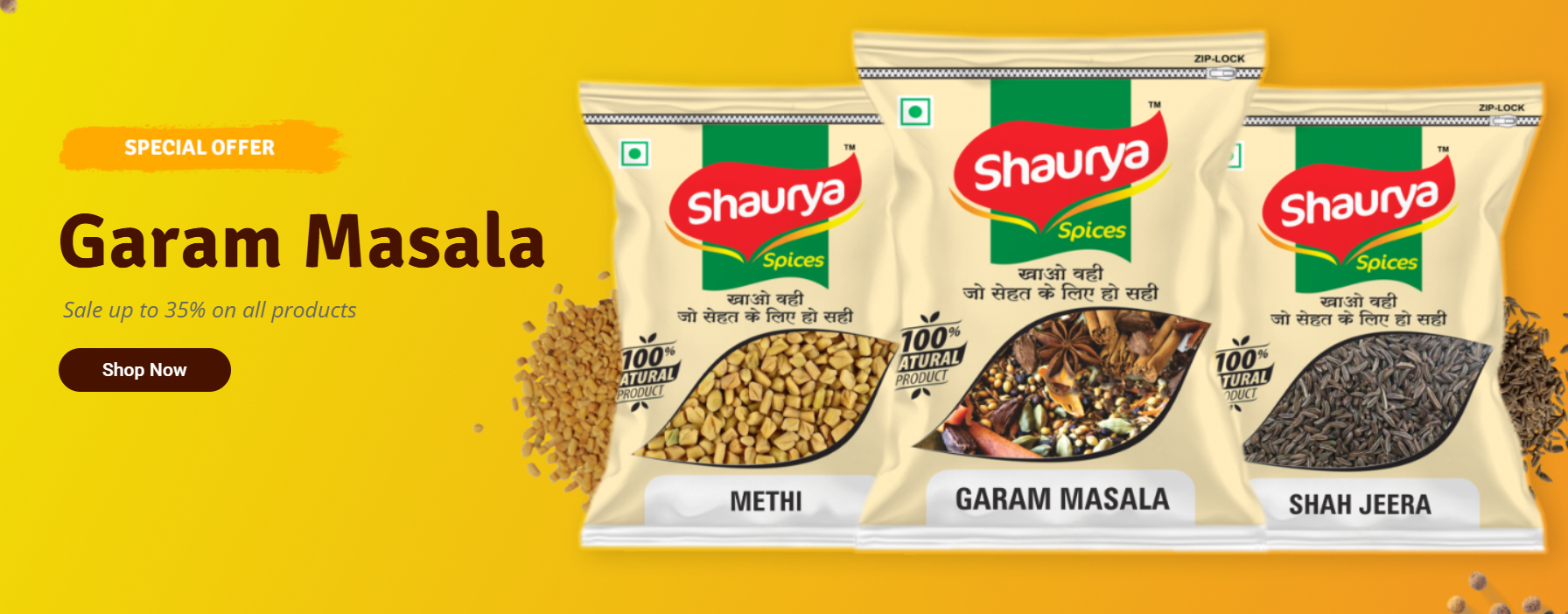 SHAURYA GARAM MASALA 50 GM