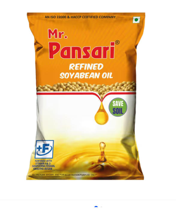 PANSARI REFINDED SOYABEAN OIL 850 ML