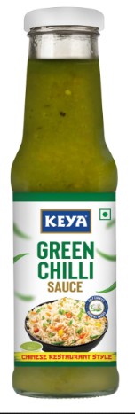 KEYA GREEN CHILLI SAUCE 190 GM
