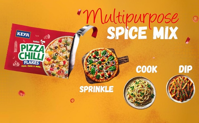 KEYA PIZZA CHILLI FLAKES 10 RS