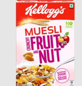 KELLOGGS MUESLI FRUIT N NUT 500 GM