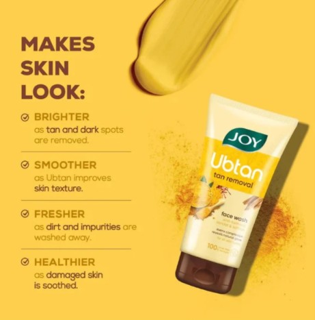 JOY UBTAN TAN REMOVAL FACE WASH 50ML