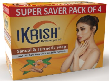 IKRISH SANDAL & TURMERIC SOAP PACK OF 4