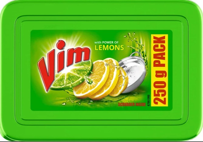 VIM BAR TUB LEMON 250 GM