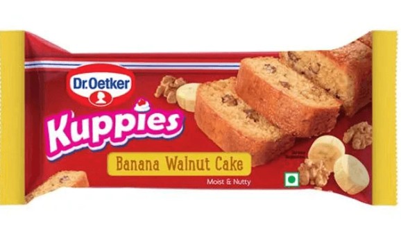 DR OETKER BANANA WALNUT CAKE 125 GM