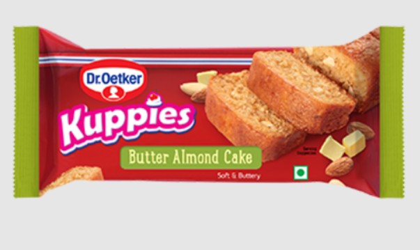 DR.OETKER KUPPIES BUTTER ALMOND CAKE 125 GM