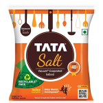 Tata Salt Vacuum Evaporated Iodised Edible Common Salt, 1 kg Pouch