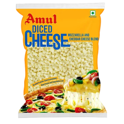AMUL DICED CHEESE 200 GM