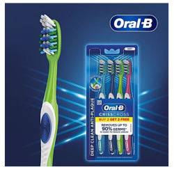ORAL B T TOOTHBRUSH 4IN ON