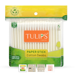 TULIPS COTTON SWABS